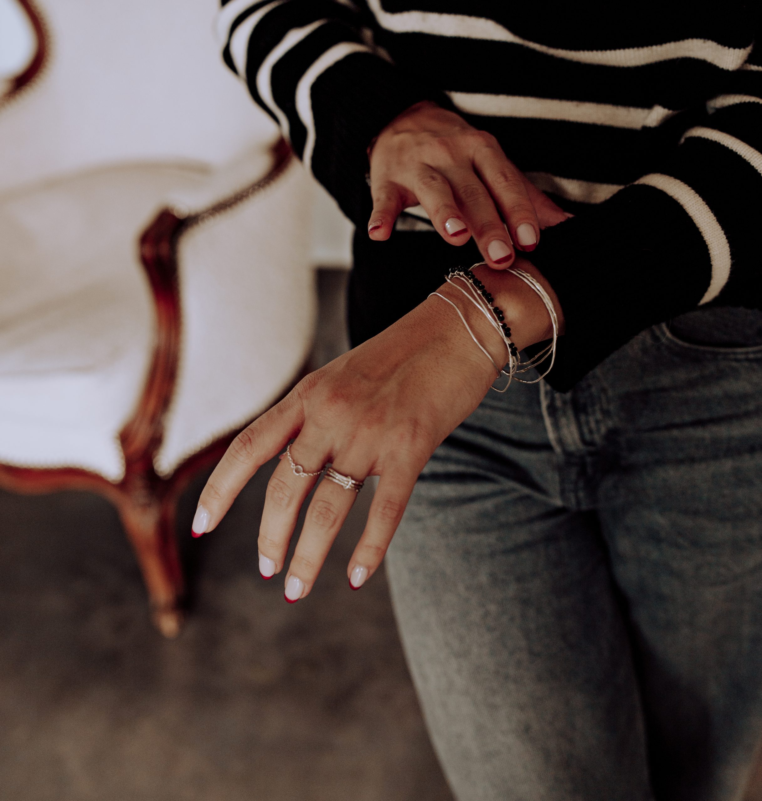 Bague trois anneaux argent 2 | MAISON LIAMA