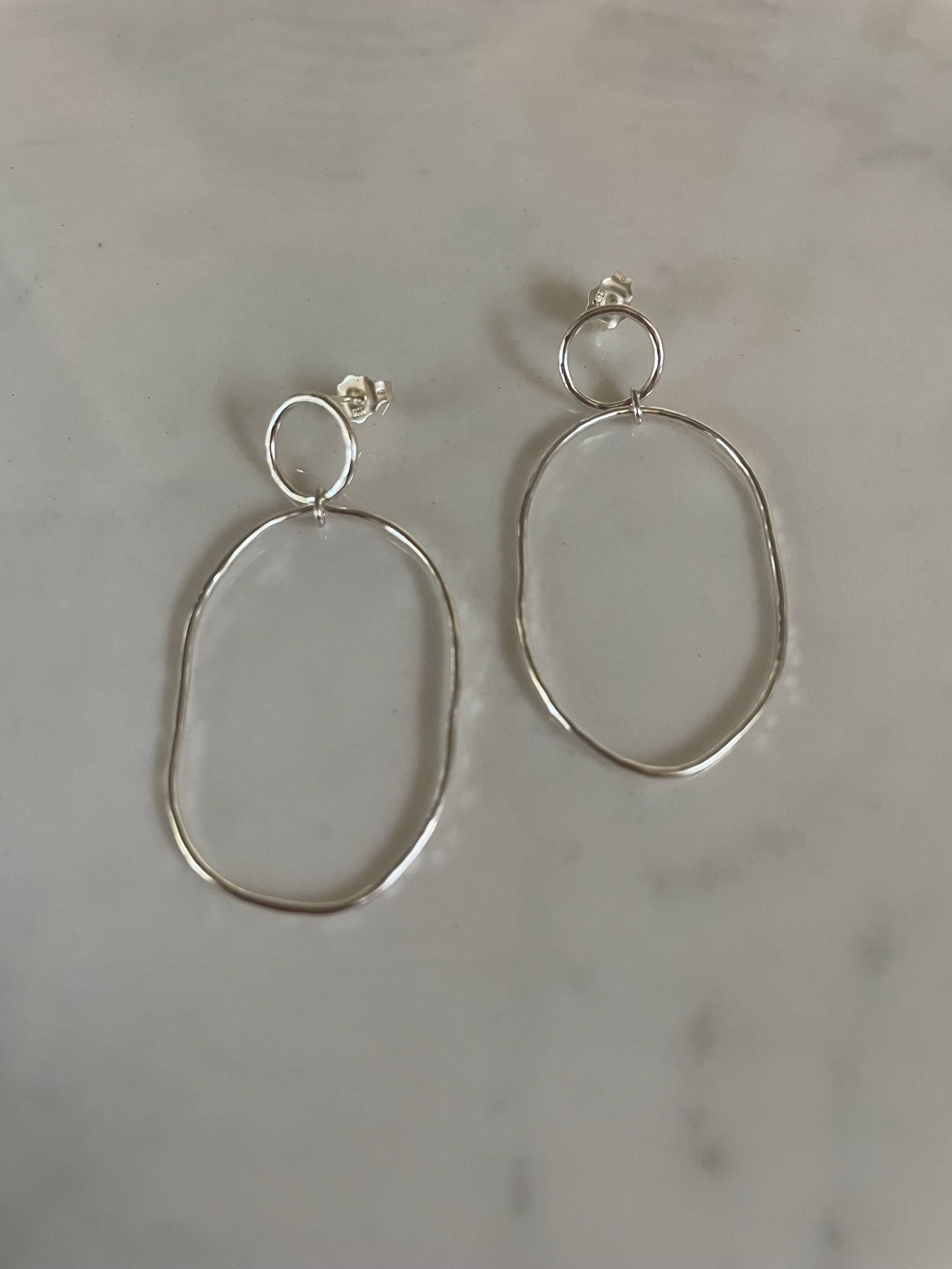Boucles d_oreilles pauline argent | MAISON LIAMA