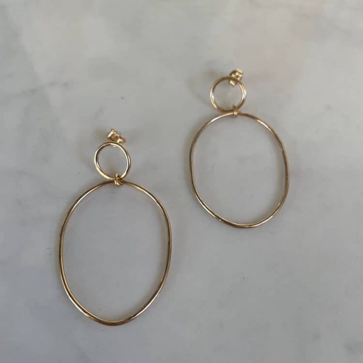 Boucles d_oreilles pauline gold filled | MAISON LIAMA
