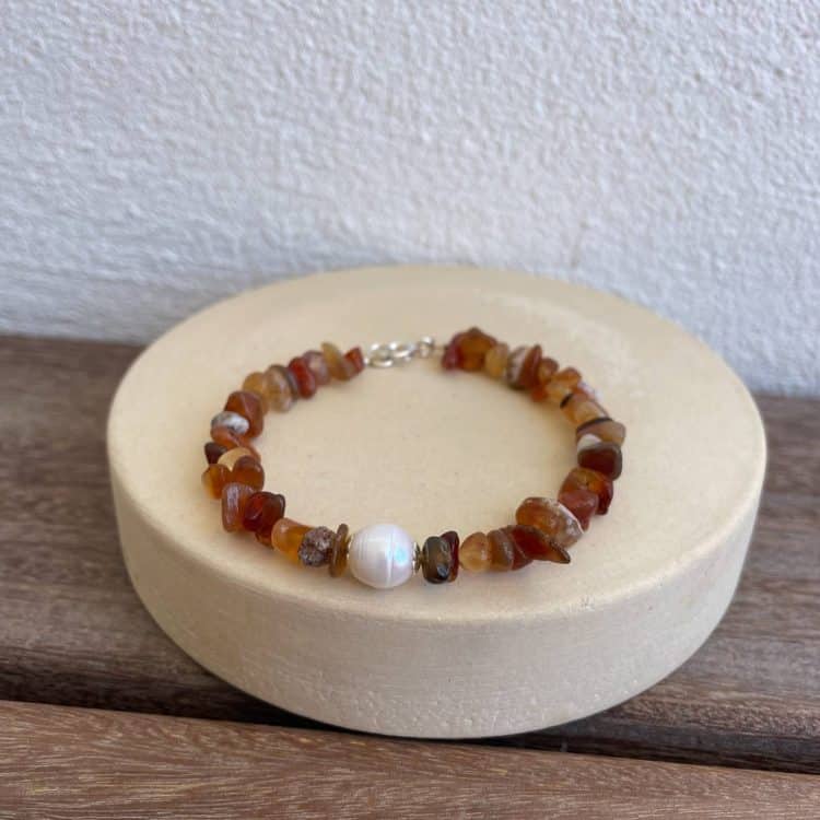 BRACELET BONIFACIO GOLD FILLED ORANGE