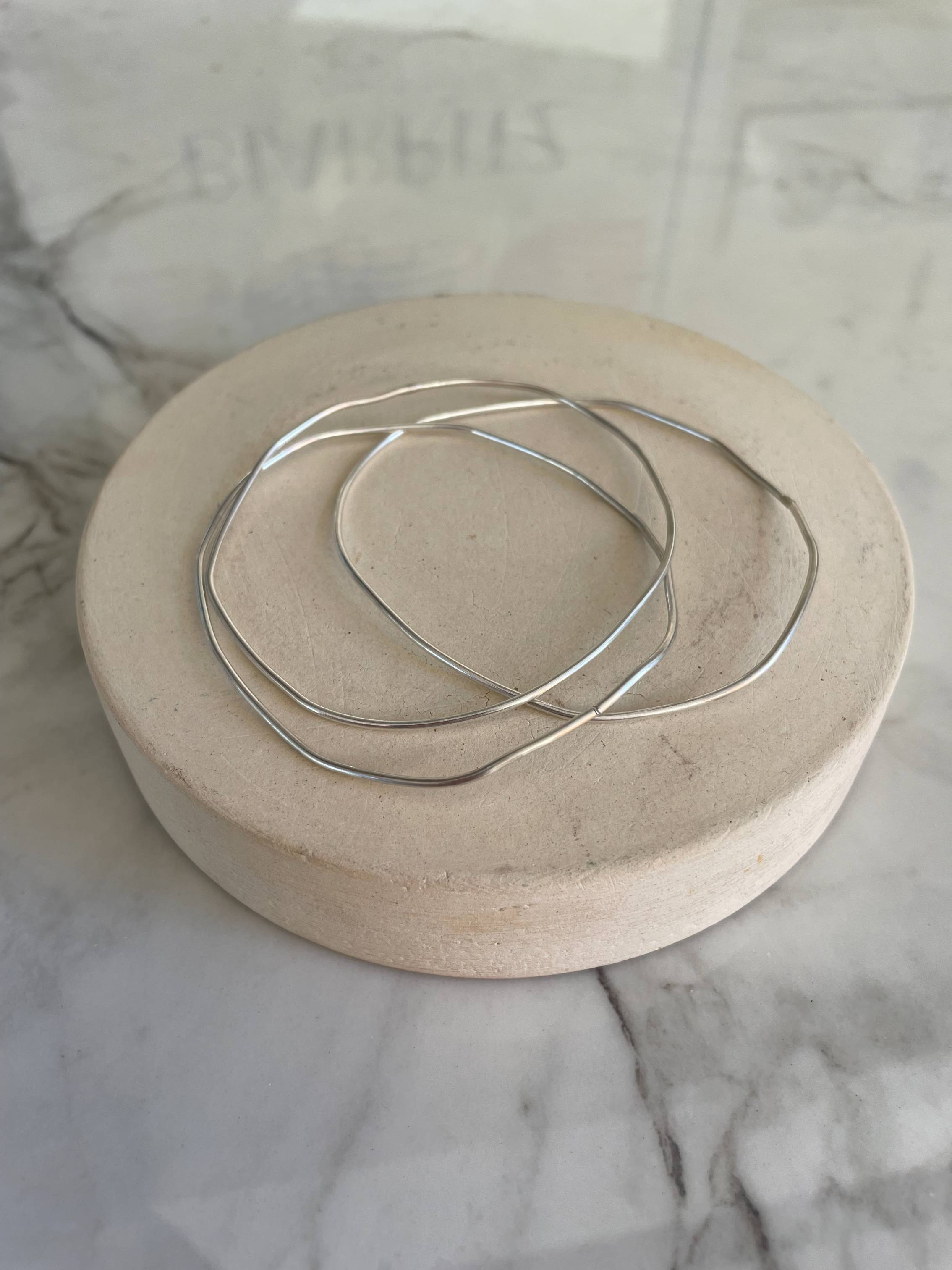 Jonc fin lisse argent | MAISON LIAMA