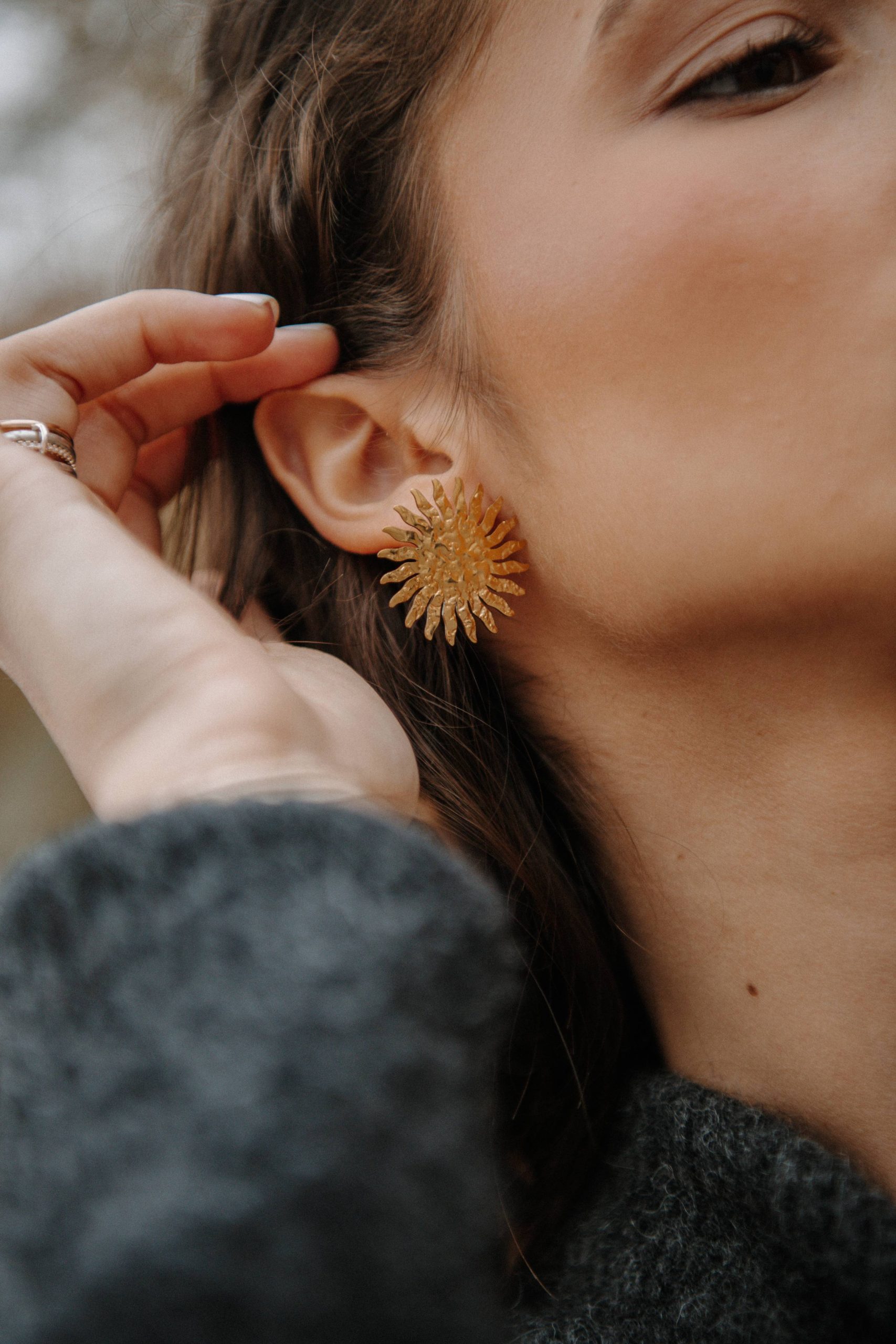LiAma-184 | MAISON LIAMA Boucle d oreille Soleil